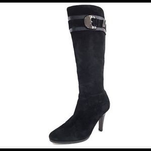 Cole Haan air black Suede Boots